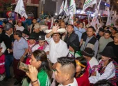 El candidato presidencial peruano del partido izquierdista Juntos por el Perú, Roberto Sánchez