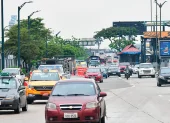 Referencial. La avenida de Las Américas es una de las zonas de mayor congestión.