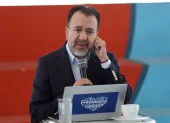 Pabel Muñoz ya mostró su intención de ir por la reelección, pero en la renión con militantes confirmó su aspiración.
