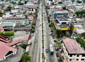 La avenida Rodolfo Baquerizo se encuentra cerrada parcialmente por trabajos de mejoras.