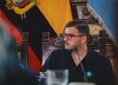 El alcalde Aquiles Álvarez durante una sesión del Concejo Cantonal de Guayaquil.