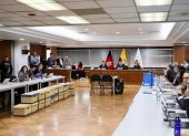 La audiencia de juicio del caso Sinohydro se desarrolla en la Corte Nacional de Justicia de Quito.
