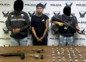 Alias El Chino fue detenido hoy en Esteros, Guayaquil, durante el Operativo Atlas 391.