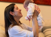 Carolina Sánchez agradeció a su hija por “escogerla” como mamá.