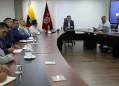 Pabel Muñoz se reunió con transportistas este 13 de mayo de 2026.