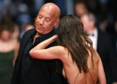 Vin Diesel (i) y Jordana Brewster asisten al estreno de 'Fast & Furious' durante el 79º Festival de Cine de Cannes, en Cannes, Francia.
