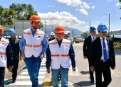 Gerente de Petroecuador y ministro de Energía recorren El Beaterio.