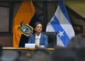 La prefecta Marcela Aguiñaga deja el cargo después de ser electa en 2023.