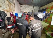 La Policía Nacional participó del operativo de seguridad.