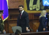 El presidente de la Asamblea, Niels Olsen, ofreció su rendición de cuentas este 14 de mayo de 2026 con un evento en el Palacio Legislativo.