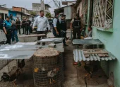 Las autoridades llegaron hasta el sitio para comprobar la situación