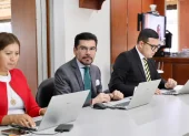 El fiscal general Carlos Alarcón estuvo en las audiencias de Progen y Sinohydro.