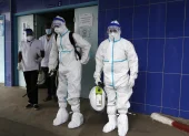 Imagen de los controles sanitarios en Costa de Marfil, uno de los países africanos afecados por el ébola.