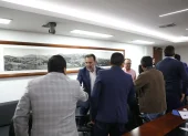 La primera reunión entre el alcalde Muñoz y los transportistas se realizó el 13 de mayo.
