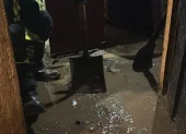 Los escombros quedaron dentro de una vivienda en Nanegal, tras las fuertes lluvias que afectaron a distintas zonas de Quito.