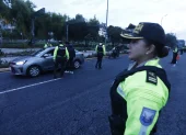 Este 18 de mayo de 2026, la Policía desplegó un operativo en la av. De Los Shyris, en el  norte de Quito.