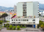 Edificio del Banco Central del Ecuador, en la ciudad de Quito.