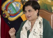 Gabriela Sommerfeld, canciller de Ecuador.