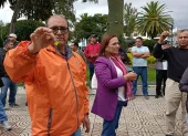 Unidades del transporte urbano permanecieron fuera de circulación tras la paralización del Consorcio de Transporte Urbano de Loja.