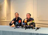 Ramiro García y David Norero dieron una prensa en Guayaquil sobre la situación del alcalde de Guayaquil en la Cárcel del Encuentro.