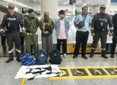 Los aprehendidos de nacionalidad tailandesa pretendían abordar un vuelo internacional en el aeropuerto de Guayaquil.