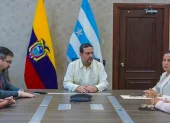 Las autoridades se reunieron ante la situación de la vía a Salitre.