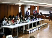 La audiencia por le caso Progen tuvo lugar en la Corte Nacional de Justicia de Quito.
