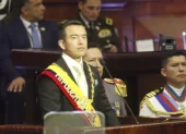 Daniel Noboa en el informe a la Nación, este domingo 24 de mayo del 2026.