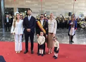 Furio, el hijo menor de Daniel Noboa, llamó la atención durante el Informe a la Nación 2026 en la Asamblea Nacional.
