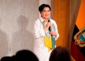 Gabriela Sommerfeld es la canciller de Ecuador y fue invitada a la cita en Chile
