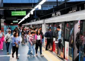 El Metro de Quito conecta el sur y norte de la ciudad con 15 estaciones.