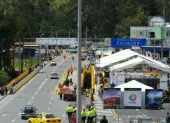 El Puente Rumichaca tiene menos movimiento comercial tras la imposición de aranceles.