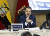 El alcalde, Pabel Muñoz, se refirió a la compensación que se entregará a los transportistas urbanos de Quito.