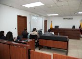La audiencia de vinculación se lleva adelante en el Complejo Judicial Norte de Quito.