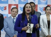 Gabriela Rivadeneira, presidente del movimiento Revolución Ciudadana.