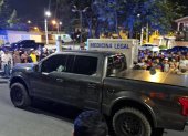 En este carro viajaba el empresario José Suárez Alarcón que fue asesinado en Santa Elena