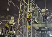 Uno de los trabajos se realizó en la subestación Pascuales, en Guayaquil, considerada una instalación estratégica.