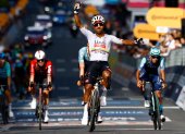 Jhonatan Narváez fue uno de los protagonistas de la Corsa Rosa.