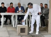 El presidente de Colombia, Gustavo Petro, votó este domingo 31 de mayo en Bogotá.