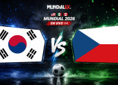 Corea del Sur vs. Chequia, partido por la jornada 1 del Grupo A del Mundial 2026.