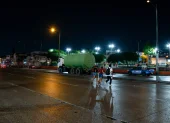 Avenida Francisco de Orellana, en la noche