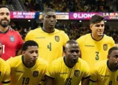 Jugadores de la Selección de Ecuador.