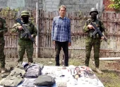Militares detuvieron a un presunto miembro de Los Lobos en Babahoyo durante un operativo.
