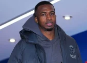 Pacho, el 26 de noviembre de 2025 durante el encuentro del PSG y Tottenham Hotspur