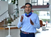 Yaku Pérez y su movimiento Somos Agua recientemente firmó un acuerdo con la Izquierda Democrática.