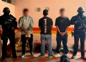 Tres sospechosos fueron capturados en Carchi por presuntos nexos con una disidencia de las FARC.