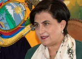 Gabriela Sommerfeld, hasta este domingo 7 de junio fue la canciller ecuatoriana.
