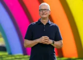 Tim Cook, CEO de Apple quien dirigirá el evento por última vez