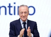 Florentino Pérez, tras su reelección como presidente del Real Madrid.
