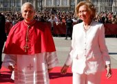 Más de 60 años después de conocer a Juan XXIII, la reina Sofía volvió a encontrarse con un nuevo Papa